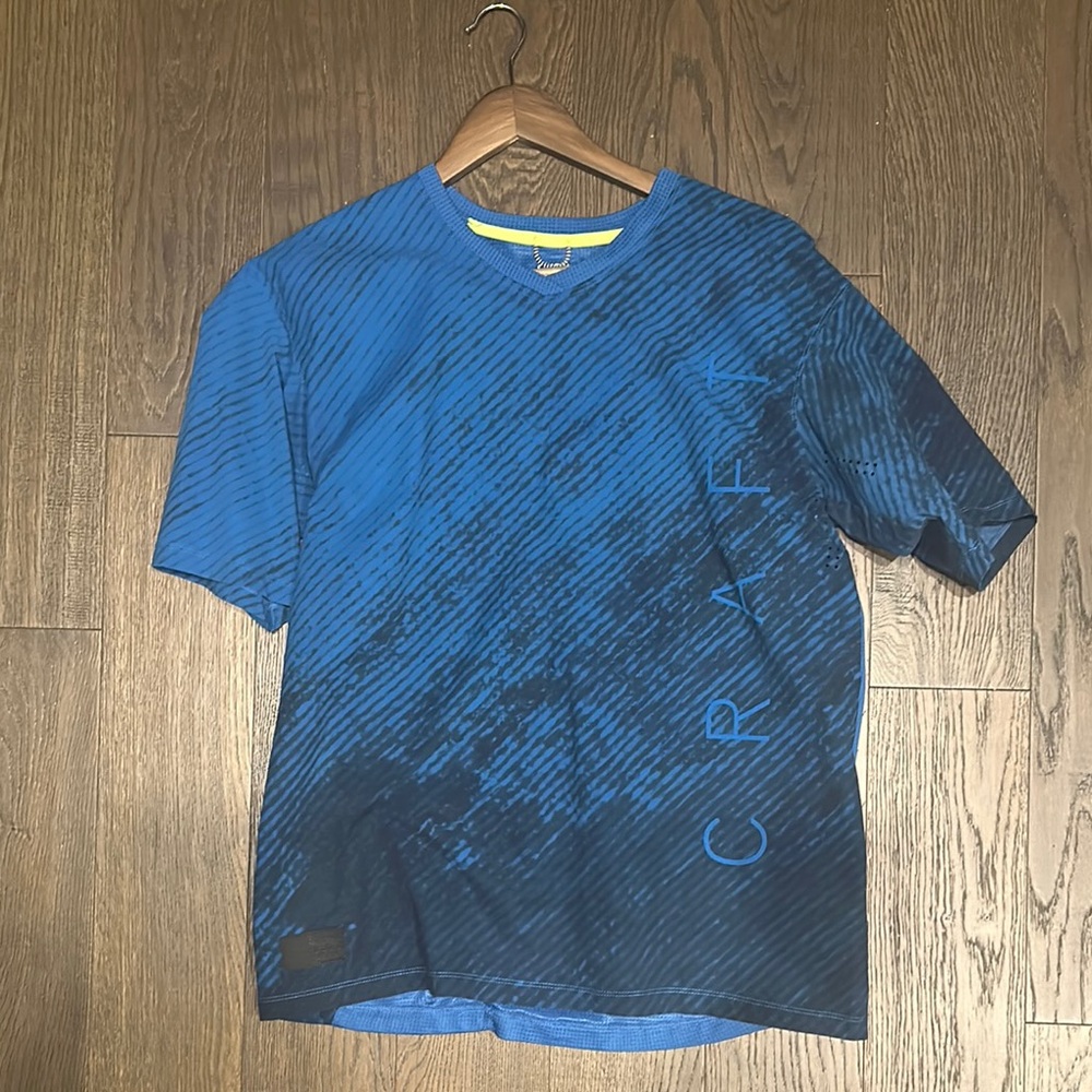 Craft Blue Short Sleeve Tee Vibrant Design